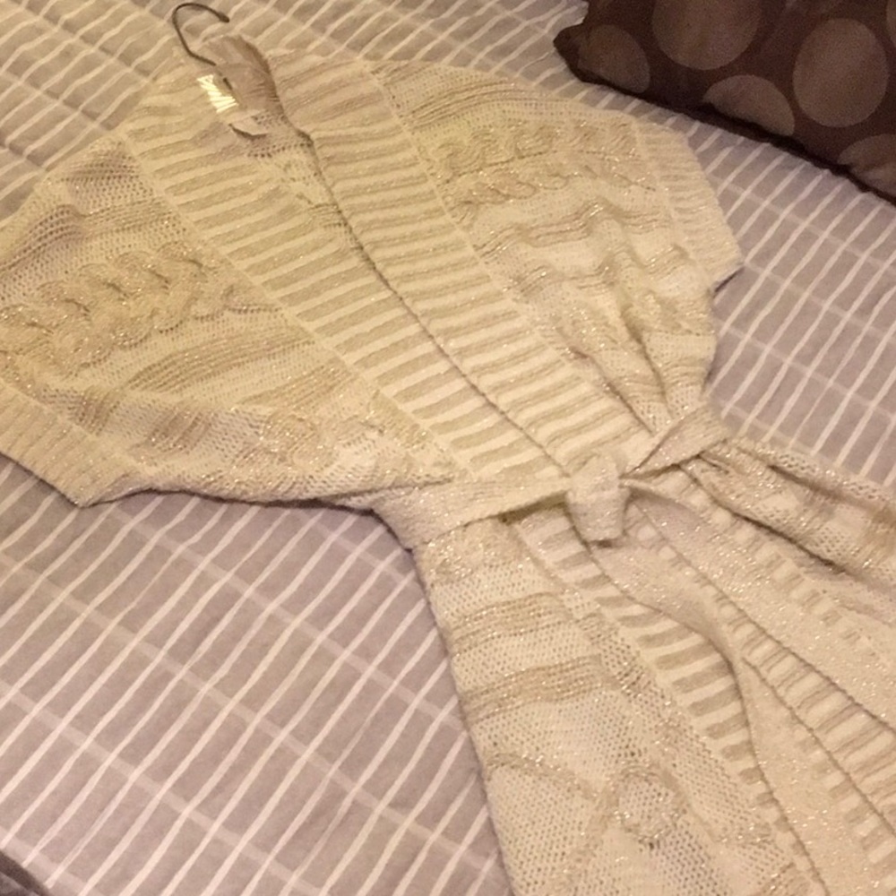 Chico’s Long Shimmery Sweater Vest